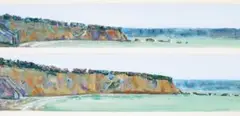 The Bluff, Walkerville by Fred Williams, 1971, gouache on paper, offered Nov 2020