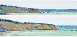 The Bluff, Walkerville by Fred Williams, 1971, gouache on paper, offered Nov 2020