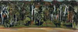 Karri Forest by Howard Taylor, 1963, oil on composition board, sold Jul 2020