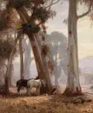 A Summer’S Day by Hans Heysen, c.1907, oil on canvas, sold Jul 2020