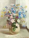 Floral Still Life by Nora Heysen, 1932, oil on canvas, sold Jul 2020