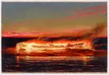The Water Line by Tim Storrier, 1997, synthetic polymer paint on paper, sold Jul 2020