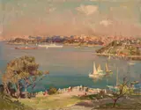 Sydney Harbour From Kurraba Point by James Ranalph Jackson, oil on canvas, sold Jul 2020