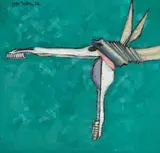 Gift Horse (Verso: Study For The Draughtsman by Edwin Tanner, 1956, oil on canvas on board, sold Jul 2020