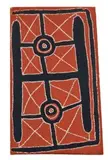 Story Of Two Old Men by Charlie Ward Tjakamarra, 1972, synthetic polymer powder paint and PVA on composition board, sold Mar 2020