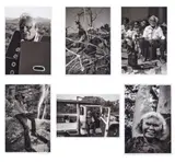 Freddie Timms – Ned Kelly, 2005 Peggy Patrick – Mistake Creek Massacre Site, 2005 Rammey Ramsey With Branding Iron And Family, 2005 Rusty Peters – Black Rock Po by Peter Eve, 2005, pigment print on cotton rag, sold Mar 2020