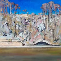 Shoalhaven Landscape Ii by Arthur Boyd, c.1972, oil on canvas, sold Nov 2019