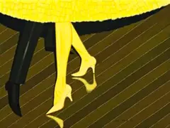 Yellow Legs by John Brack, 1969, oil on canvas, sold Nov 2019