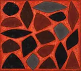 Desert Country by John Coburn, 1990, oil on canvas, sold Nov 2019
