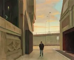 Study For A Portrait by Rick Amor, 2004, oil on canvas, sold Nov 2019