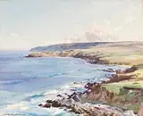 The South Coast, Victor Harbour by Hans Heysen, 1926, watercolour on paper, sold Nov 2019