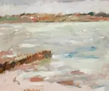 Rosebud by Arthur Boyd, 1940, oil on canvas on plywood, sold Nov 2019