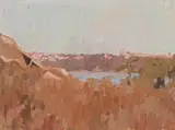 View Of A Bay, Sydney Harbour by Dorrit Black, c.1921 – 22, oil on canvas on board, offered Nov 2019