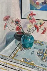 Gerberas by Roy De Maistre, 1926, oil on canvas, sold Aug 2019