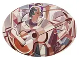 Figure With Guitar by Roy De Maistre, c.1932 – 35, oil on board, sold Aug 2019