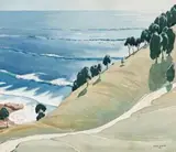 Early Morning by Kenneth Robertson Macqueen, 1934, watercolour and pencil on paper, sold Aug 2019