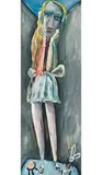 Alice Tall by Charles Blackman, 1956, tempera and oil on composition board, offered Aug 2019