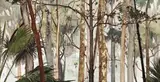 Eucalypt Forest by Cressida Campbell, 2000, watercolour on incised woodblock, sold Aug 2019