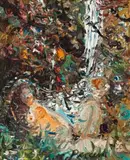 Romona Reclining by John Perceval, 1965, oil on composition board, sold Aug 2019