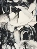 Matter Painting by Ralph Balson, 1962, enamel on composition board, sold Apr 2019
