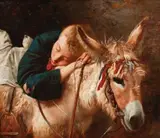 Slack Times by William Strutt, 1883, oil on canvas, offered Apr 2019