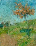 Autumn Hillside, Heidelberg by E. Phillips Fox, c.1900, oil on canvas, sold Apr 2019