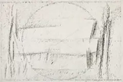 Untitled (Forest Series) by Godfrey Miller, c.1961, oil, pen, ink and pencil on canvas, sold Apr 2019