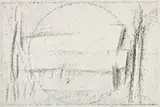 Untitled (Forest Series) by Godfrey Miller, c.1961, oil, pen, ink and pencil on canvas, sold Apr 2019