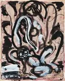 Mother And Child, Cairns by Ian Fairweather, 1949, gouache, ink and watercolour on paper, sold Apr 2019