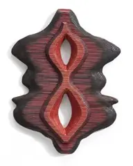 Symbiotic Relationship by Lionel Bawden, 2016, lead and coloured Staedtler pencils, epoxy, incralac, metal, offered Apr 2019