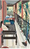 The Verandah by Cressida Campbell, 1987, screenprint in 30 colours, sold Apr 2019