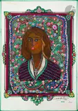 Portrait de femme by Charles Boussion, 2010, Technique mixte et collages sur impression, sold Jun 2025