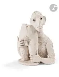 L’Amour [à pleines mains] de l’Art [classique] by Jean-Jules Chasse-Pot, 1995, Terre cuite, sold Jun 2025