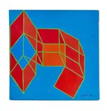 Strogops by Achille Perilli, Toile, sold Nov 2023