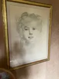 Visage by Léonor Fini, Lithographie, sold Nov 2023