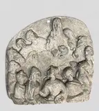 La Cène Bas-relief by Gabrielle Maurion-Vidal, Plâtre (Petits accidents, sold Nov 2023