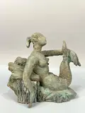 Sirène by Gabrielle Maurion-Vidal, Terre cuite émaillée (Petits accidents, sold Nov 2023