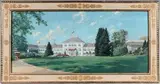Ambassade à Genève, probablement d'Autriche-Hongrie by Otto Seraphim Peters, 1908, Gouache sur toile, sold Mar 2022