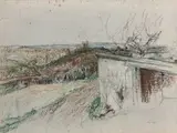 Paysage by Ker-Xavier Roussel, Pastel, sold Dec 2021