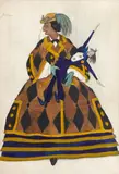 Costume pour une anglaise by Léon Bakst, Gouache, sold Jun 2021