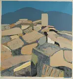 Mougins by Roger Mühl, Lithographie en couleur, sold Nov 2021