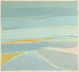 Marée basse by Roger Mühl, Lithographie en couleur, sold Nov 2021