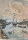 Vannes by André Fraye, Aquarelle signée en bas à droite, sold Nov 2021