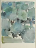 La colline aux oliviers by Roger Mühl, Aquarelle sur papier signée en bas à droite, sold Nov 2021