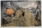 Composition by Horst Egon Kalinowski, Technique mixte avec collage signée en bas à gauche et datée, sold Nov 2021