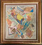 Sans titre by Giulano Mancini, Technique mixte et collage, sold Nov 2021