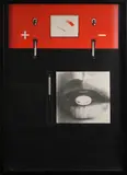 Composition by Peter Klasen, Lithographie, thermomètre, cadre plexiglass, sold Oct 2021