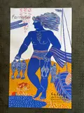 Sans titre by Alexandre Fassianos, Affiche d'exposition Sérigraphie en couleur, sold Oct 2021