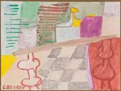Sans titre by André Lanskoy, Gouache sur papier Vers, sold Nov 2010