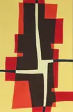 Composition by Martin Gueret, Gouache sur papier, sold Nov 2010